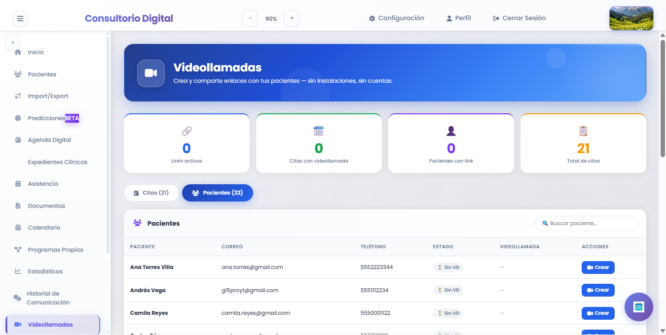 Videollamadas